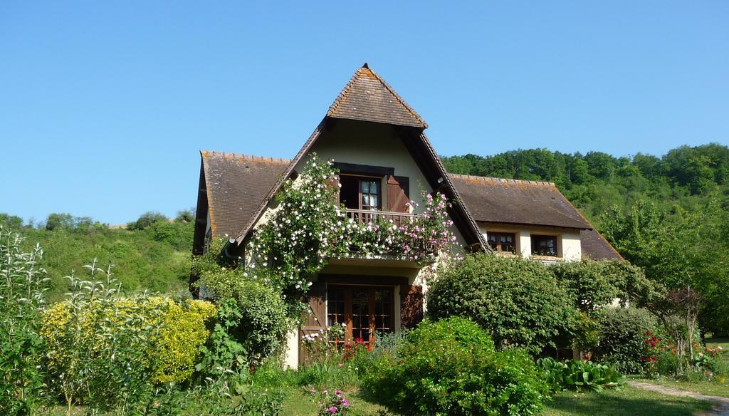 Maison D'Hotes Les Coquelicots Giverny Rom bilde